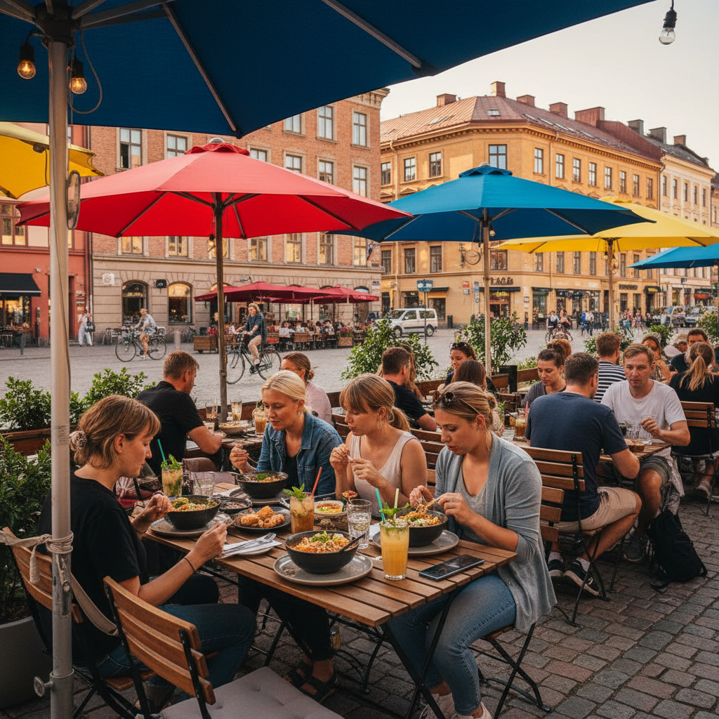 Uteservering hos Kao Sok